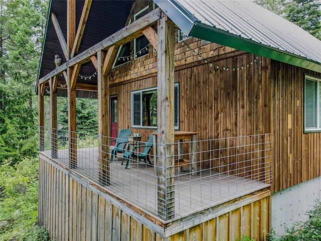 716 Kootenai River Rd, Troy, MT 59935 - view of wooden deck