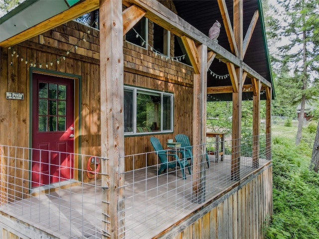 716 Kootenai River Rd, Troy, MT 59935 - view of deck
