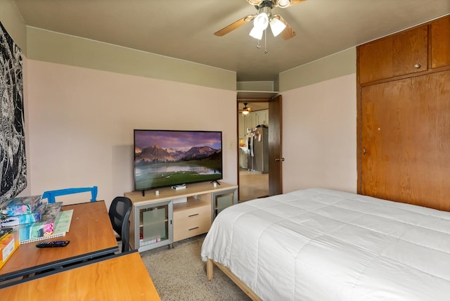 321 6th Ave W, Kalispell, MT 59901 - bedroom with carpet flooring and ceiling fan