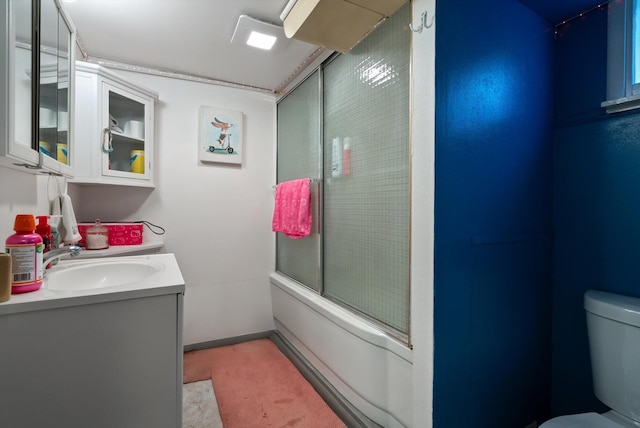 321 6th Ave W, Kalispell, MT 59901 - full bathroom featuring shower / bath combination with glass door and vanity