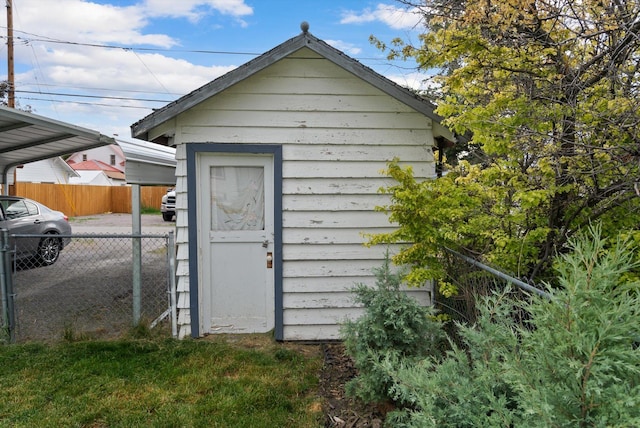 321 6th Ave W, Kalispell, MT 59901 - view of shed with a carport