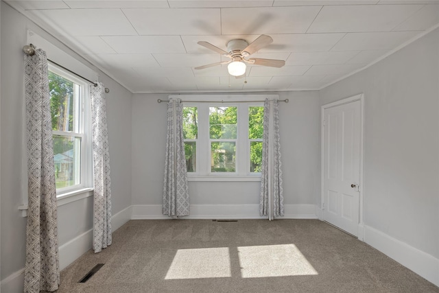 541 5th Ave, Helena, MT 59601 - spare room with carpet flooring and a ceiling fan