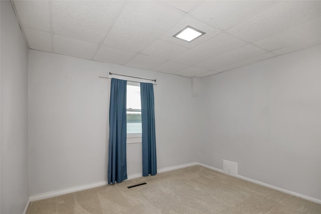 541 5th Ave, Helena, MT 59601 - empty room with carpet flooring and a paneled ceiling