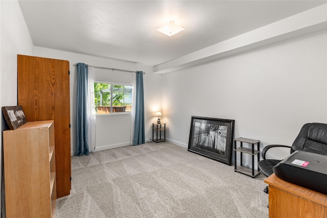 4291 Williams Ln, Stevensville, MT 59870 - carpeted home office featuring baseboards