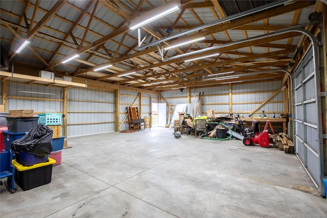 4291 Williams Ln, Stevensville, MT 59870 - garage featuring metal wall