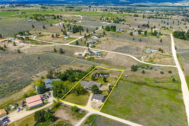 4291 Williams Ln, Stevensville, MT 59870 - view of rural area with property parcel outlined