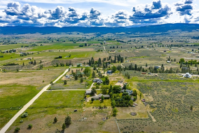 4291 Williams Ln, Stevensville, MT 59870 - overview of rural landscape with a mountainous background