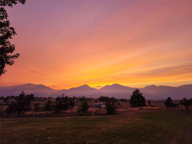 4291 Williams Ln, Stevensville, MT 59870 - view of mountain backdrop with rural landscape
