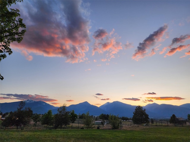 4291 Williams Ln, Stevensville, MT 59870 - view of mountain backdrop featuring rural landscape