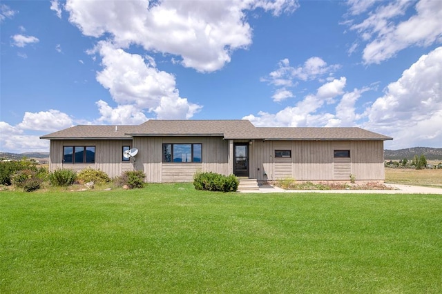 8340 Green Meadow Dr, Helena, MT 59602 - view of front of house with a front lawn