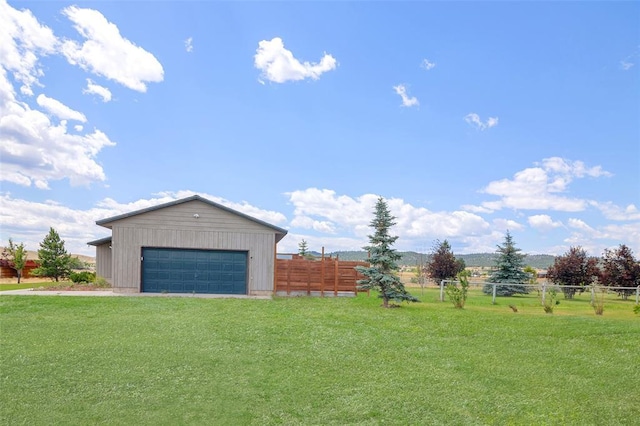 8340 Green Meadow Dr, Helena, MT 59602 - view of yard featuring an outbuilding and a detached garage