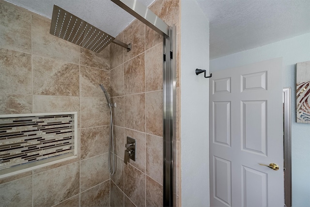 2075 Lion Mountain Loop Rd, Whitefish, MT 59937 - full bathroom with a shower stall and a textured ceiling