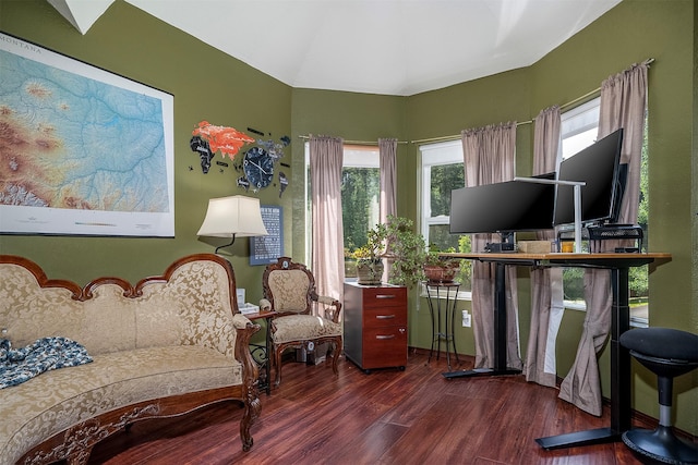 2075 Lion Mountain Loop Rd, Whitefish, MT 59937 - sitting room with wood finished floors