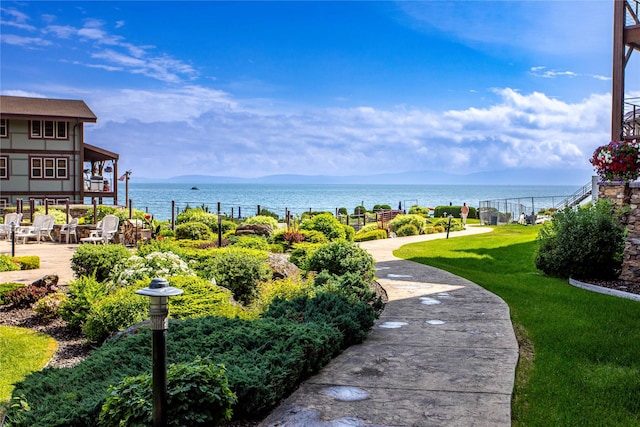 7175 US Highway 93 S Unit 4-102, Lakeside, MT 59922 - view of home's community featuring a water view and a lawn