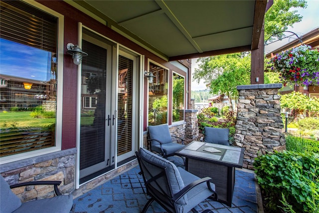 7175 US Highway 93 S Unit 4-102, Lakeside, MT 59922 - view of patio featuring french doors