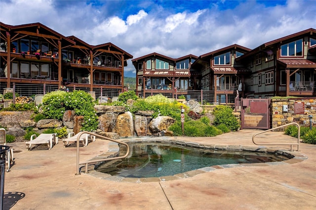 7175 US Highway 93 S Unit 4-102, Lakeside, MT 59922 - view of pool featuring a patio and a pool