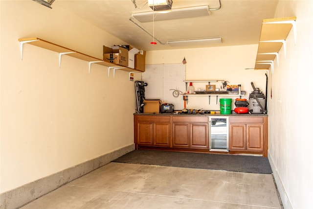 7175 US Highway 93 S Unit 4-102, Lakeside, MT 59922 - garage with a garage door opener and refrigerator