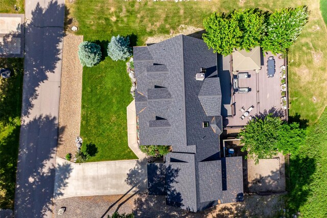 255 Windsor Ct, Bigfork, MT 59911 - view from above of property