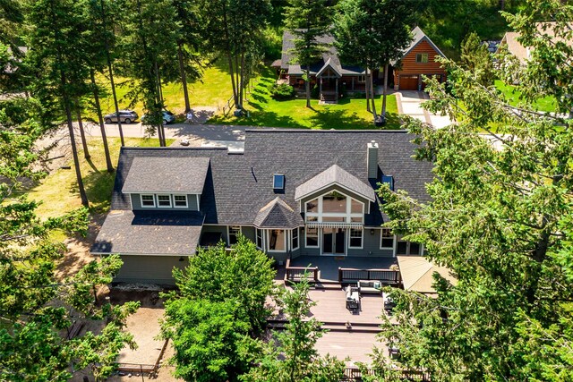 255 Windsor Ct, Bigfork, MT 59911 - view from above of property