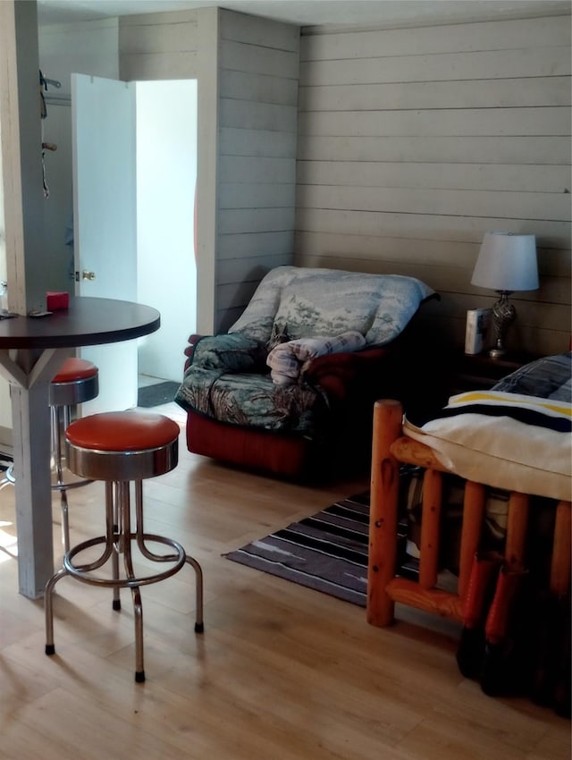4117 Sherlock Ln, Lincoln, MT 59639 - living area with wood finished floors