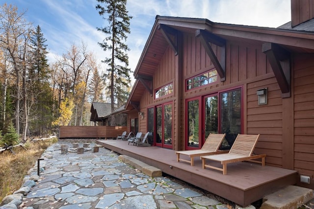 628 Nature Trl, Whitefish, MT 59937 - view of patio / terrace featuring a deck