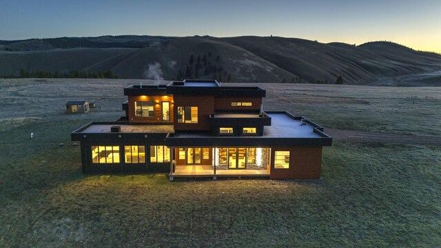 4722 Skalkaho Rd, Philipsburg, MT 59858 - back of property with a mountain view