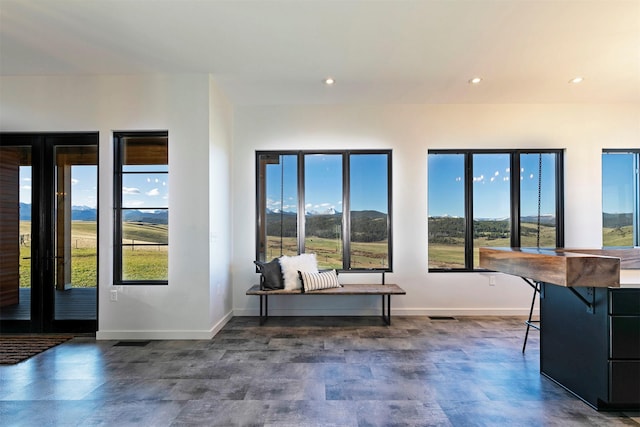 4722 Skalkaho Rd, Philipsburg, MT 59858 - living room with dark wood finished floors and recessed lighting