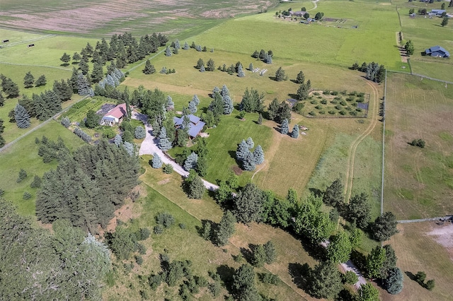 182 Moondance Trl, Bigfork, MT 59911 - aerial overview of property's location with rural landscape and a pastoral area