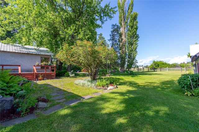 3101 Mt Highway 206, Columbia Falls, MT 59912 - view of yard featuring a deck