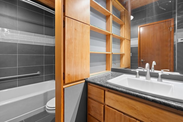 1695 Whalebone Dr, Kalispell, MT 59901 - bathroom with vanity and bathtub / shower combination