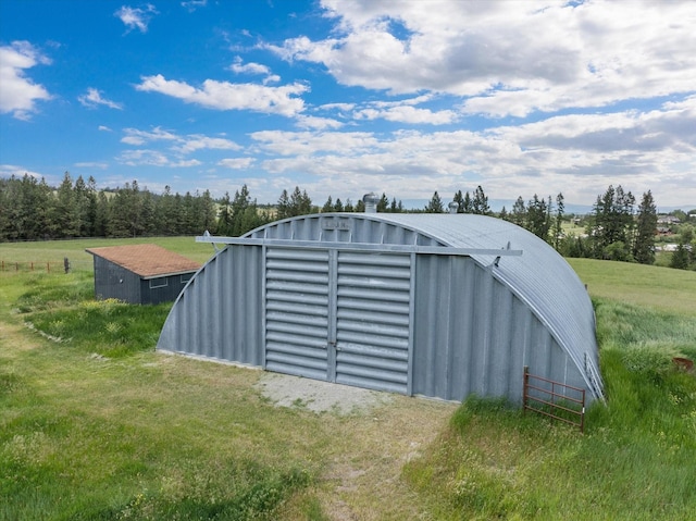 1695 Whalebone Dr, Kalispell, MT 59901 - view of pole building featuring a yard