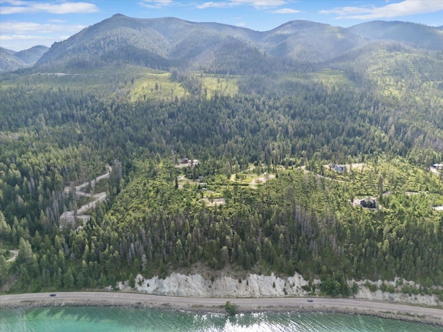 NHN Doe Run Trail, Polson, MT 59860 - mountain view featuring a heavily wooded area