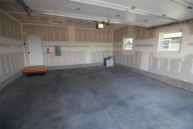 506 Mountain View Dr, Cascade, MT 59421 - garage featuring a garage door opener and electric panel