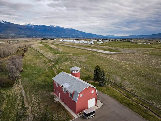 650 Hollibaugh Rd, Stevensville, MT 59870 - overview of rural landscape featuring mountains