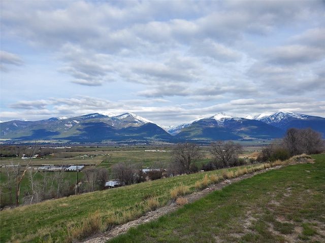 650 Hollibaugh Rd, Stevensville, MT 59870 - view of mountain backdrop featuring rural landscape
