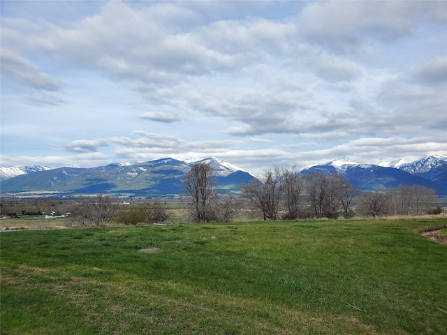 650 Hollibaugh Rd, Stevensville, MT 59870 - view of mountain backdrop featuring rural landscape