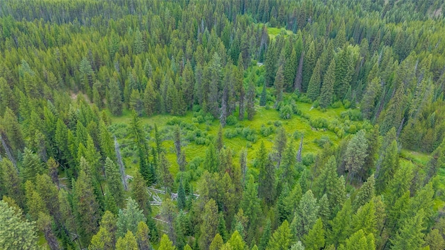 6343 Packer Creek Rd, Haugan, MT 59842 - aerial overview of property's location featuring a heavily wooded area