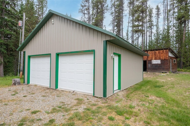 6343 Packer Creek Rd, Haugan, MT 59842 - view of detached garage