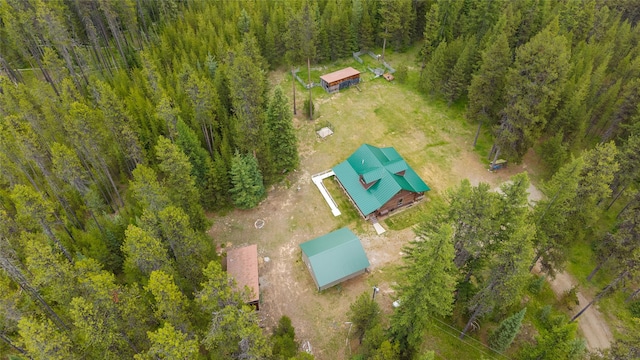 6343 Packer Creek Rd, Haugan, MT 59842 - view of subject property with a heavily wooded area