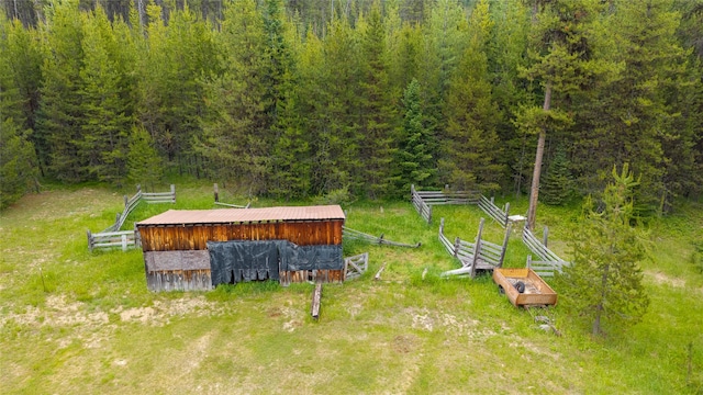6343 Packer Creek Rd, Haugan, MT 59842 - view from above of property featuring a heavily wooded area