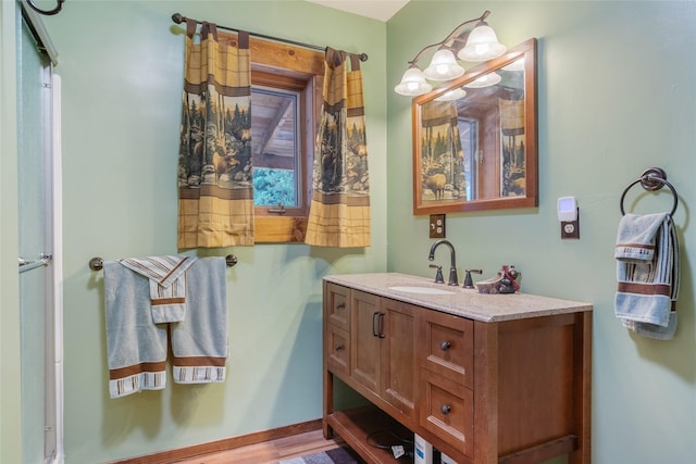 6343 Packer Creek Rd, Haugan, MT 59842 - bathroom featuring vanity