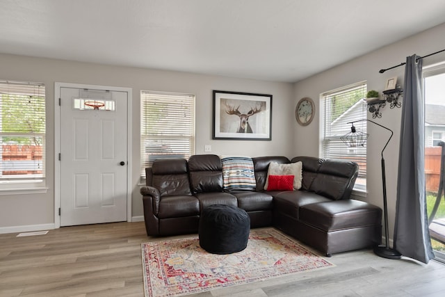 2331 W Sussex Ave, Missoula, MT 59801 - living area featuring light wood finished floors and baseboards