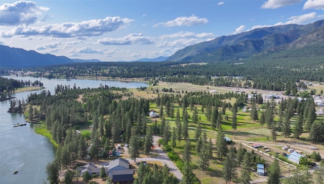86 Steamboat Way W, Thompson Falls, MT 59873 - bird's eye view of a water and mountain view