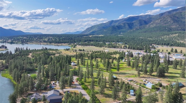 86 Steamboat Way W, Thompson Falls, MT 59873 - bird's eye view of a water and mountain view