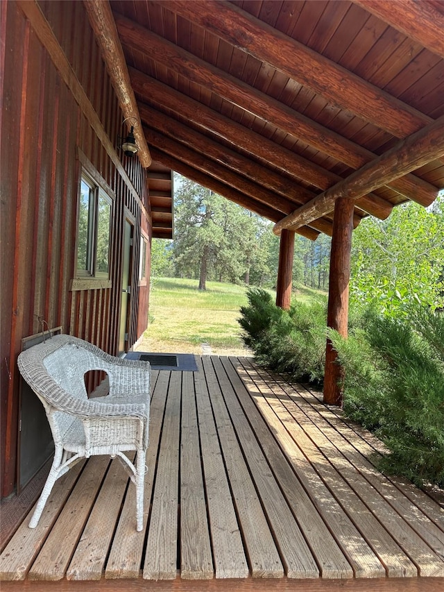 86 Steamboat Way W, Thompson Falls, MT 59873 - deck featuring a yard