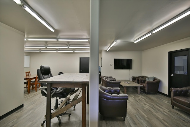 86 Steamboat Way W, Thompson Falls, MT 59873 - office with wood finished floors and baseboards