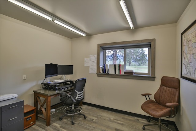 86 Steamboat Way W, Thompson Falls, MT 59873 - home office with wood finished floors and baseboards