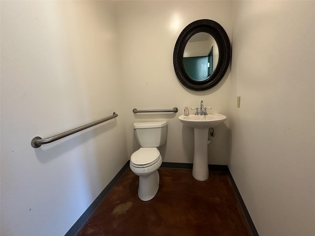 86 Steamboat Way W, Thompson Falls, MT 59873 - bathroom with finished concrete flooring and baseboards