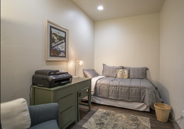 281 W Nicklaus Ave, Kalispell, MT 59901 - bedroom featuring dark wood-style floors and recessed lighting
