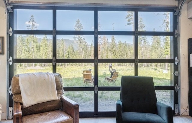 1210 Grand Fir Rd, Bigfork, MT 59911 - sunroom with a forest view